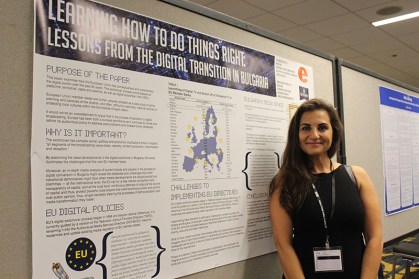 Dr. Ibroscheva at the 2015 AEJMC Conference